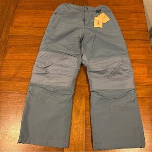 Lands' End Squall kids 10 Unisex Boy / Girl Blue Waterproof Snow Pant